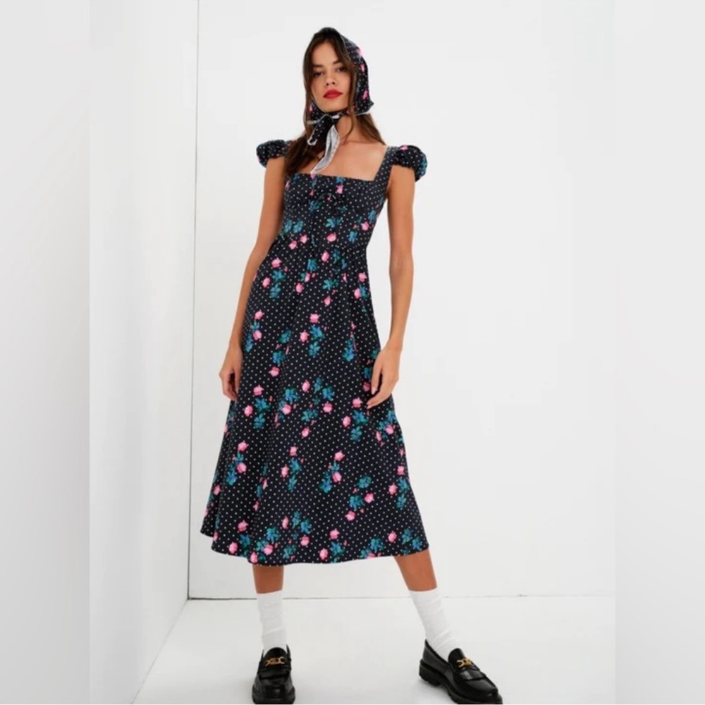 For Love & Lemons Florentina Midi Dress
